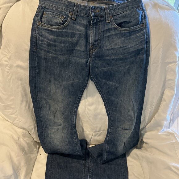 Men’s Vince Jeans Blue Denim 30 X 33 Made In the USA 100% Cotton Straight - Picture 1 of 4